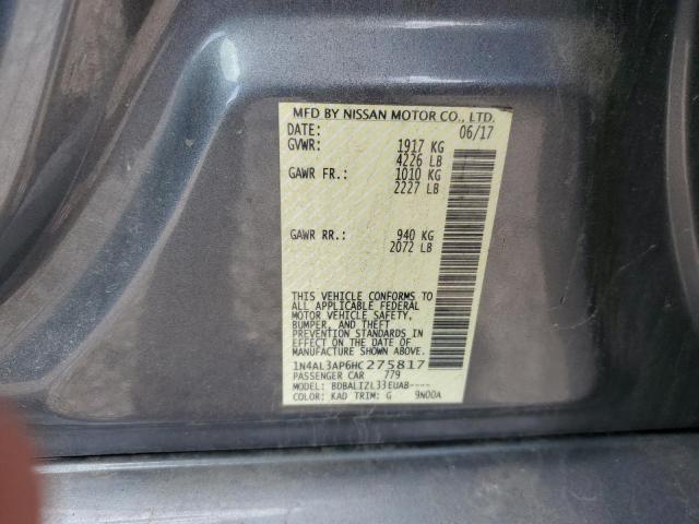 2017 NISSAN ALTIMA 2.5 - 1N4AL3AP6HC275817