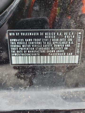 2019 VOLKSWAGEN JETTA S - 3VWC57BU2KM258878