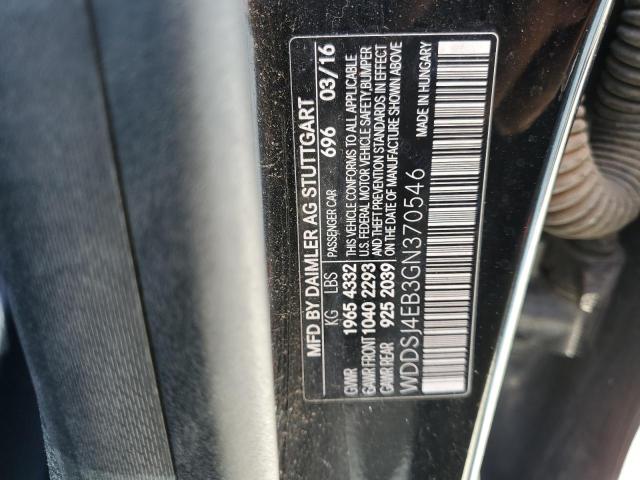 2016 MERCEDES-BENZ C CLASS WDDSJ4EB3GN370546