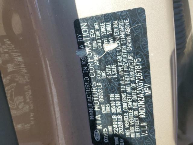 2016 KIA SOUL - KNDJN2A2XG7267875