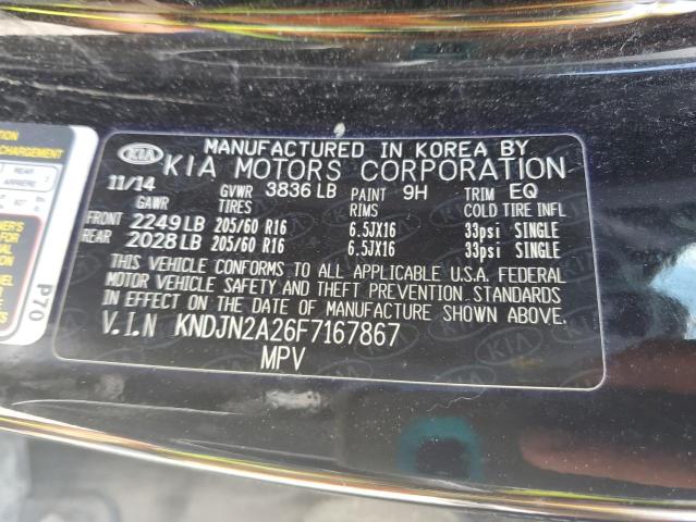 2015 KIA SOUL KNDJN2A26F7167867