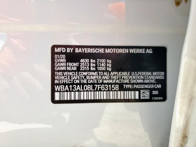 2020 BMW M235XI WBA13AL08L7F63158