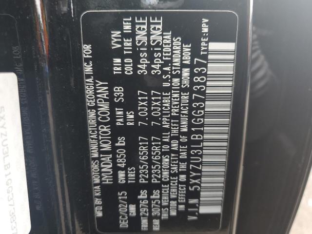 5XYZU3LB1GG373837 2016 HYUNDAI SANTA FE