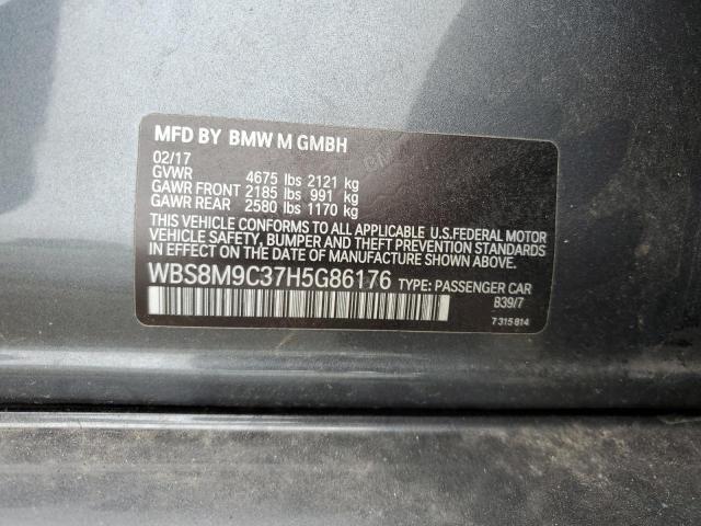 2017 BMW M3 WBS8M9C37H5G86176