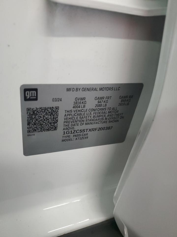 Lot #3311697232 2024 CHEVROLET MALIBU LS