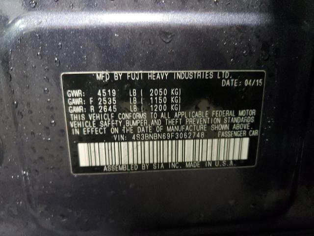 2015 SUBARU LEGACY 2.5 - 4S3BNBN69F3062748