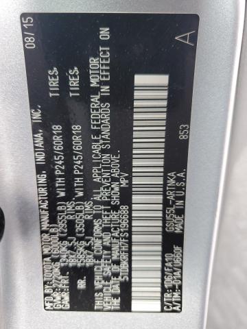 2015 TOYOTA HIGHLANDER - 5TDBKRFH7FS196688