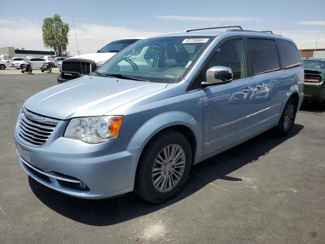 CHRYSLER TOWN AND C 2013 blue  flexible fuel 2C4RC1CG2DR534612 photo #1