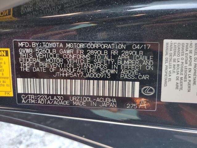 2018 LEXUS LC 500 JTHHP5AY7JA000913