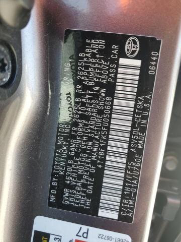 2015 TOYOTA CAMRY LE - 4T1BF1FK5FU050668