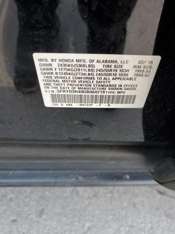 2016 ACURA MDX TECHNO 5FRYD3H40GB004219