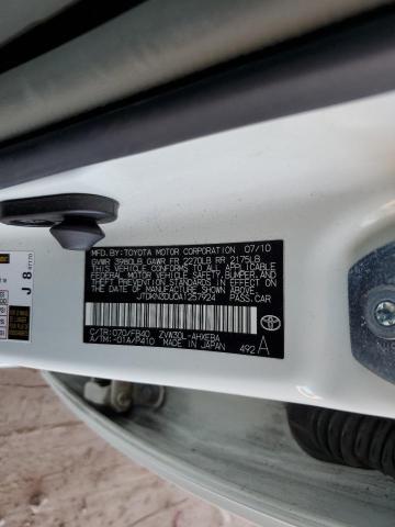 2010 TOYOTA PRIUS - JTDKN3DU0A1257924
