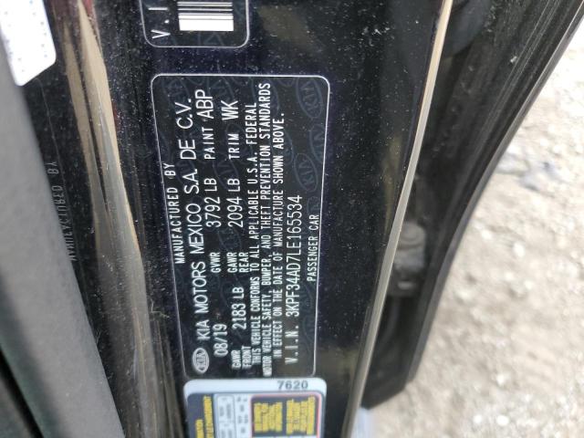 2020 KIA FORTE GT L 3KPF34AD7LE165534