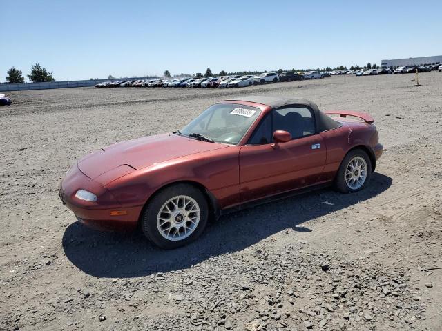 MAZDA MX-5 MIATA 1990 red  gas JM1NA3513L0125407 photo #1