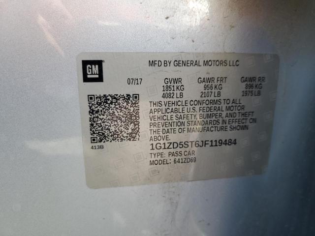 2018 CHEVROLET MALIBU LT - 1G1ZD5ST6JF119484