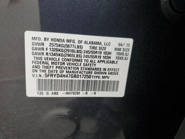 2016 ACURA MDX TECHNO - 5FRYD4H47GB017250