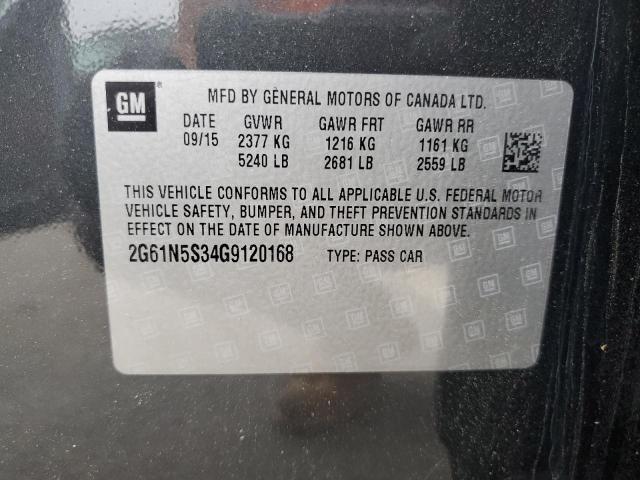 2016 CADILLAC XTS LUXURY 2G61N5S34G9120168