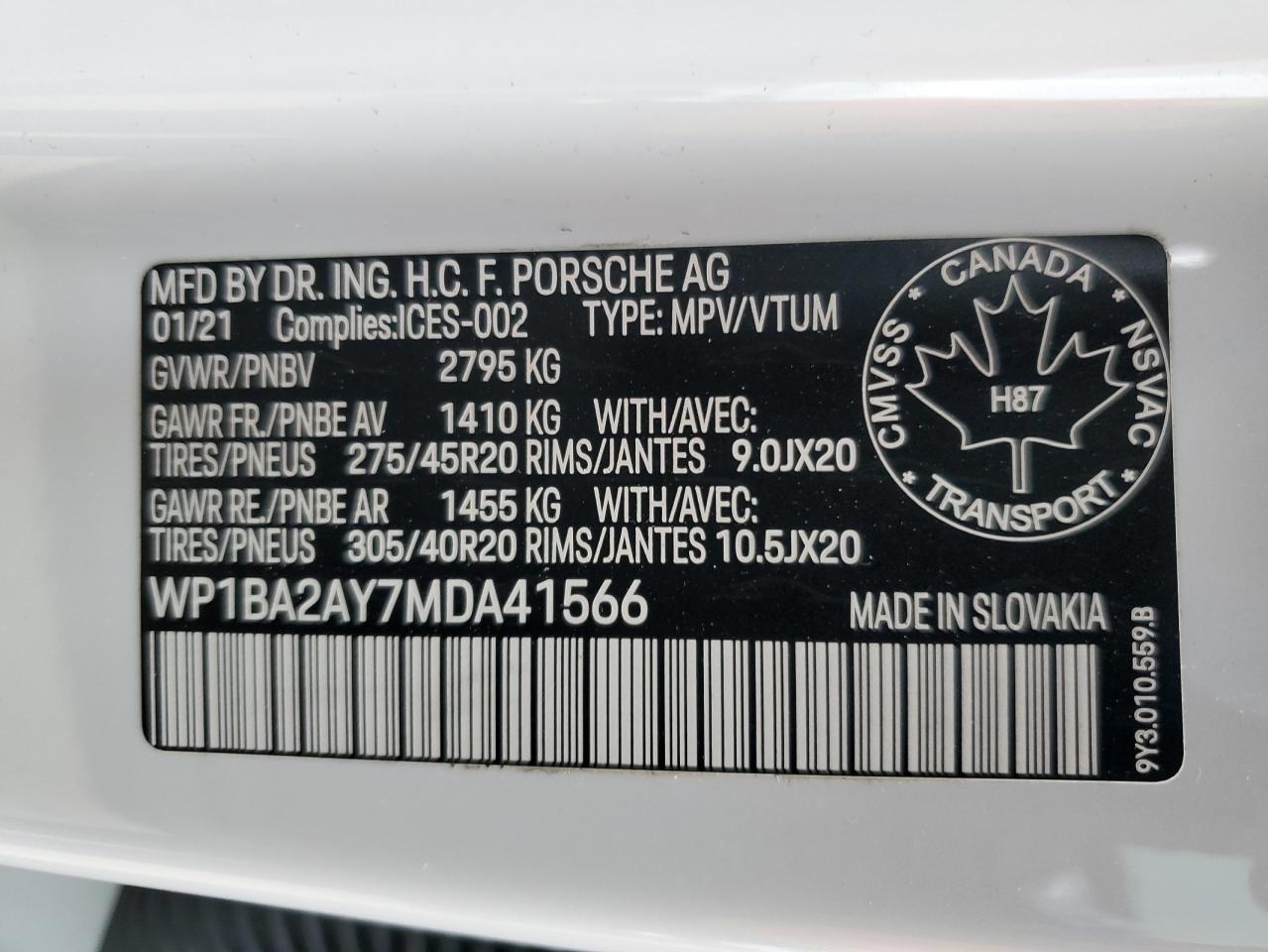 PORSCHE CAYENNE COUPE