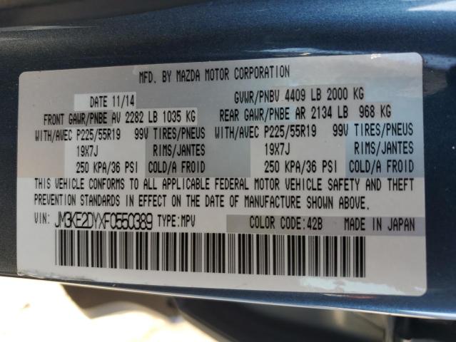 2015 MAZDA CX-5 GT JM3KE2DYXF0550389