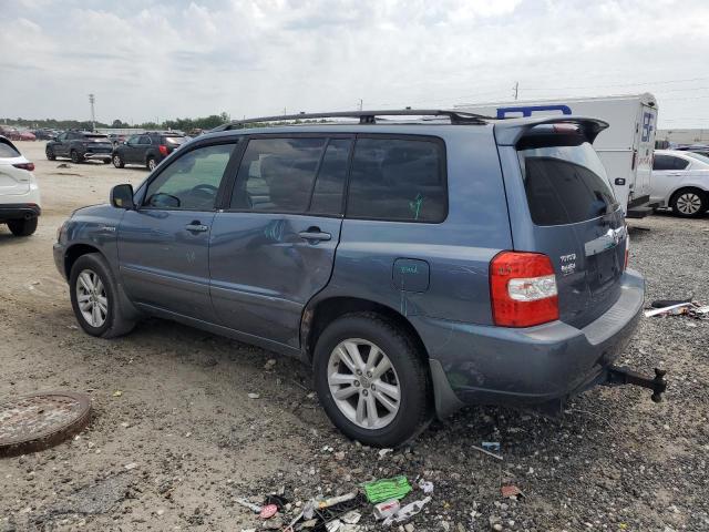 TOYOTA HIGHLANDER 2007 blue  Hybrid JTEGW21A670019626 photo #3