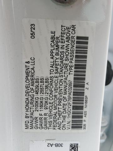 2023 HONDA ACCORD HYB - 1HGCY2F76PA032897