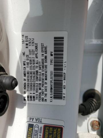 2015 HONDA CR-V EXL 5J6RM4H73FL007501