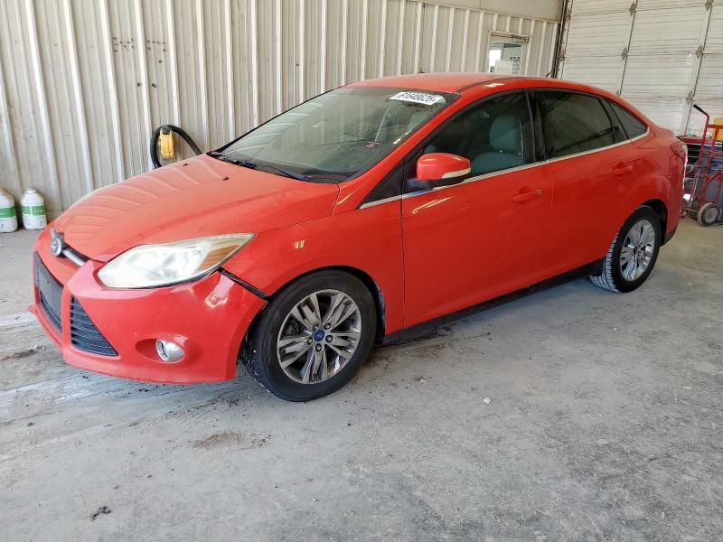 FORD FOCUS SEL 2012 red  gas 1FAHP3H21CL397488 photo #1