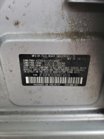 2013 SUBARU IMPREZA PR - JF1GPAC63DH873819
