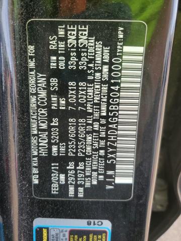 2011 HYUNDAI SANTA FE S - 5XYZHDAG5BG041000