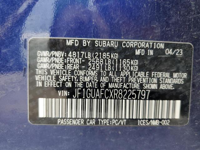 2024 SUBARU IMPREZA SP JF1GUAFCXR8225797
