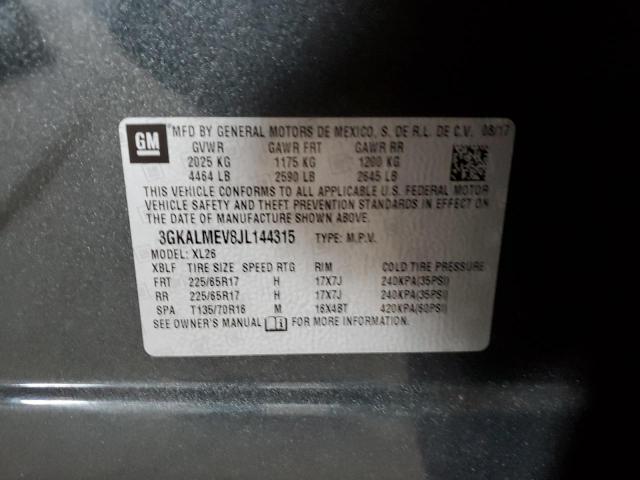 2018 GMC TERRAIN SL - 3GKALMEV8JL144315