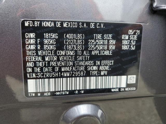 2021 HONDA HR-V SPORT 3CZRU5H14MM729587