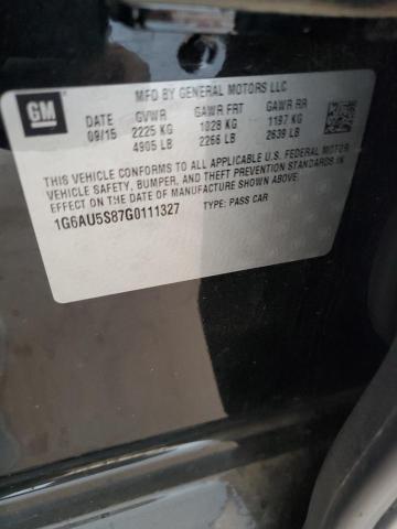 2016 CADILLAC CTS VSPORT - 1G6AU5S87G0111327