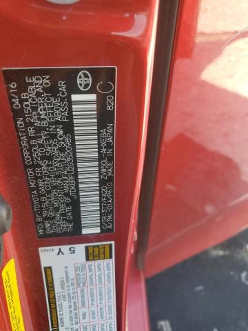 2016 TOYOTA PRIUS - JTDKBRFU2G3520985