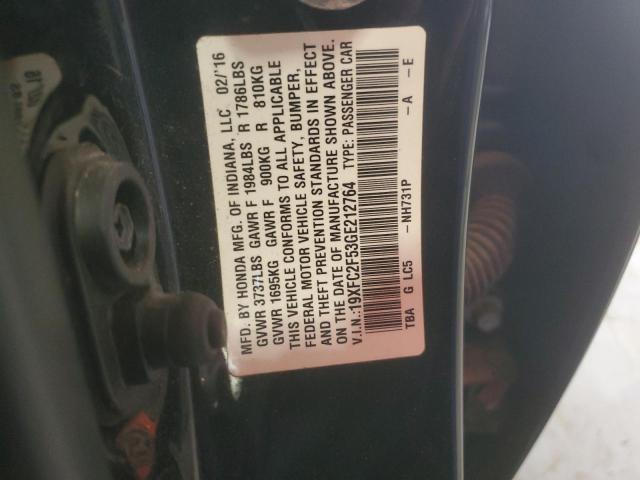 2016 HONDA CIVIC LX - 19XFC2F53GE212764