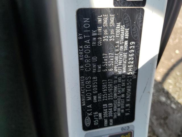 2017 KIA SEDONA LX KNDMB5C15H6236939