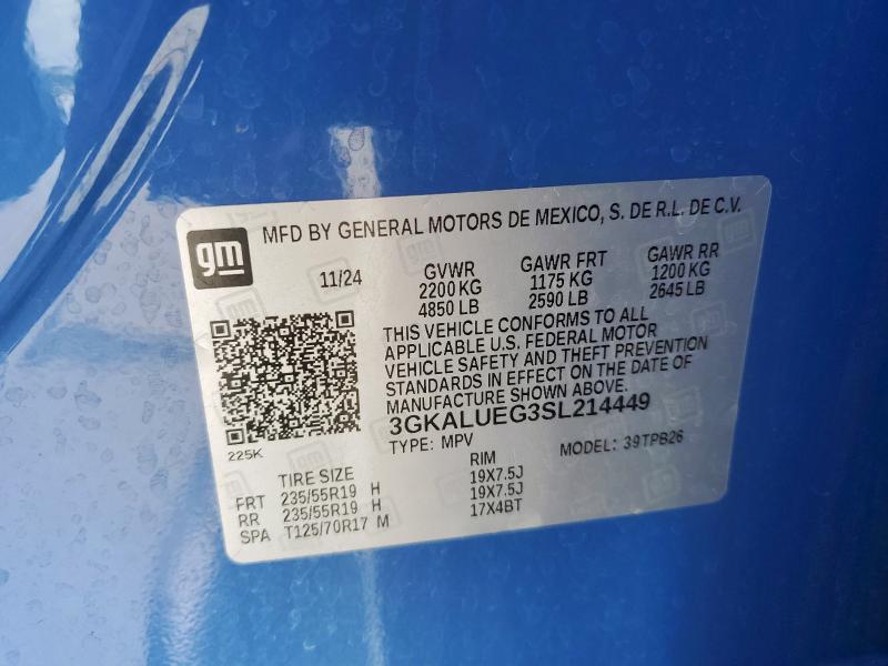 2025 GMC TERRAIN EL 3GKALUEG3SL214449