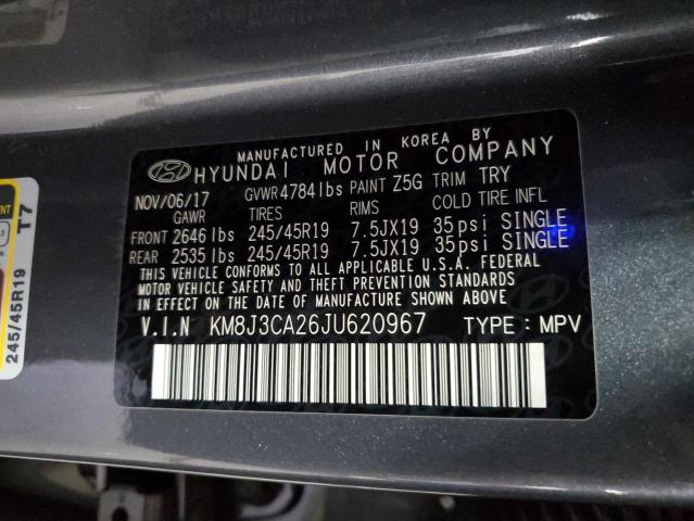 2018 HYUNDAI TUCSON VAL KM8J3CA26JU620967