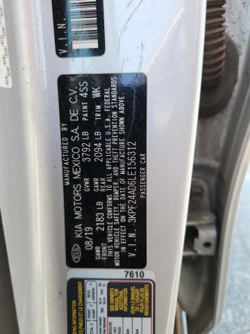 2020 KIA FORTE FE 3KPF24AD6LE156312