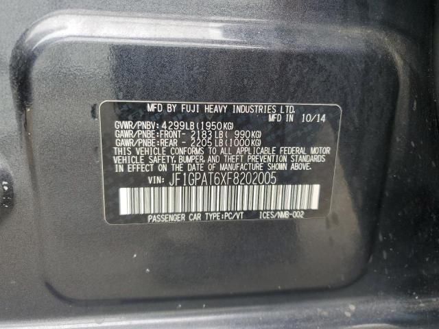 2015 SUBARU IMPREZA SP JF1GPAT6XF8202005