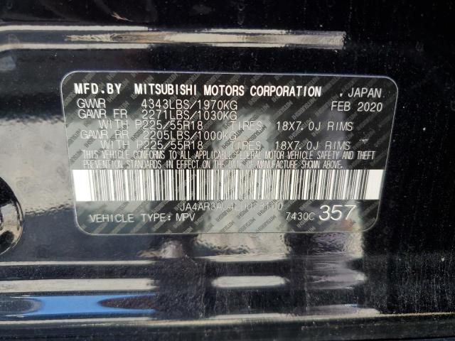 2020 MITSUBISHI OUTLANDER - JA4AR3AU4LU028100