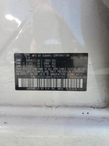 2020 SUBARU IMPREZA 4S3GTAB63L3731120