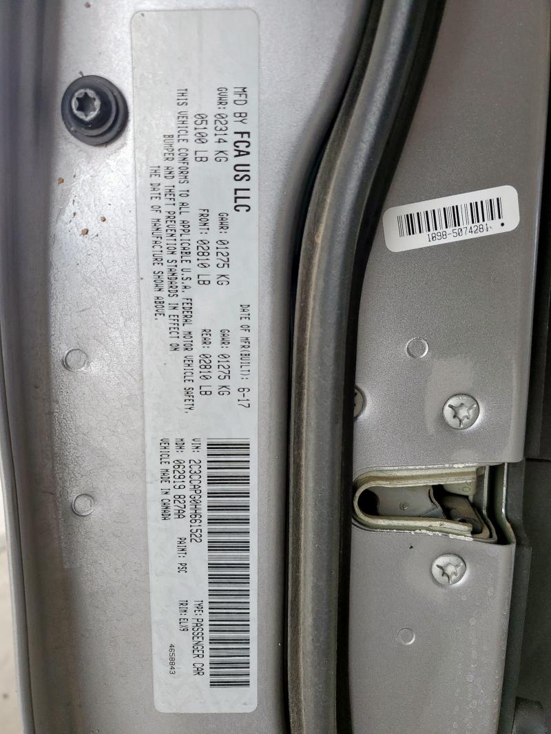 2017 CHRYSLER 300C PLATI 2C3CCAPG0HH661522