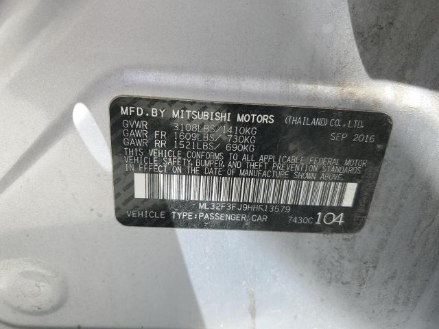 2017 MITSUBISHI MIRAGE G4 ML32F3FJ9HHF13579
