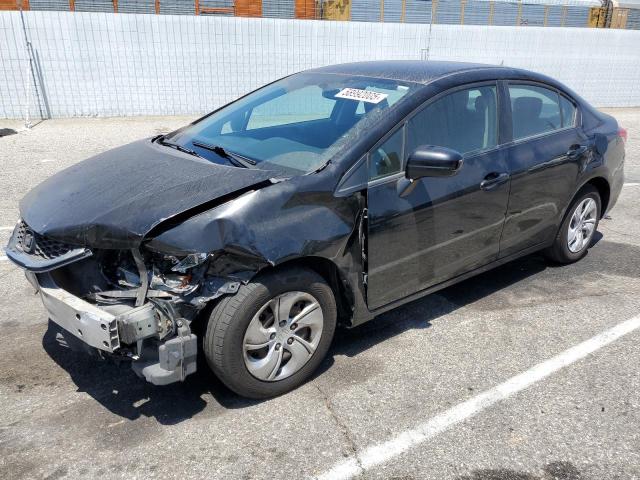 HONDA CIVIC LX 2014 black  gas 19XFB2F50EE219140 photo #1