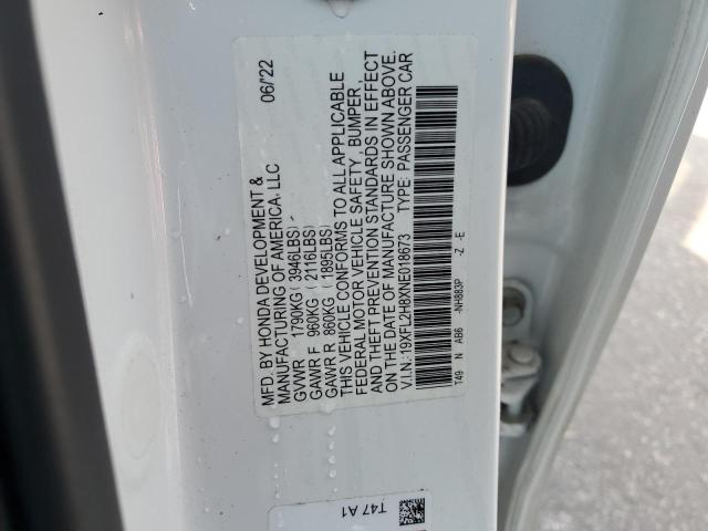 2022 HONDA CIVIC SPOR 19XFL2H8XNE018673