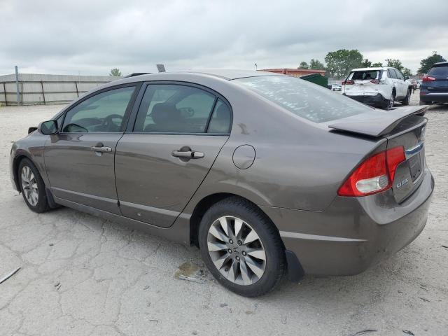 HONDA CIVIC EX 2009 tan  gas 1HGFA16899L026474 photo #3