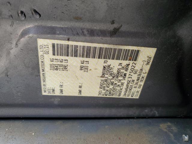 2016 NISSAN MAXIMA 3.5 - 1N4AA6APXGC375022