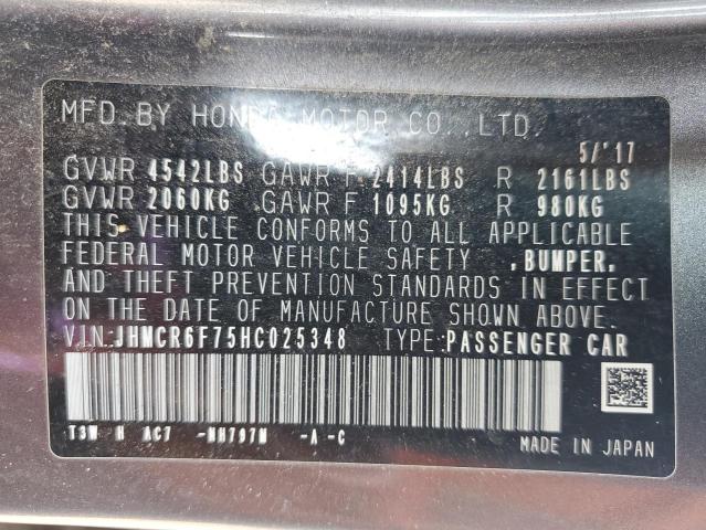 2017 HONDA ACCORD TOU - JHMCR6F75HC025348