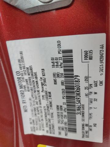 2019 LINCOLN MKZ 3LN6L5A93KR601879